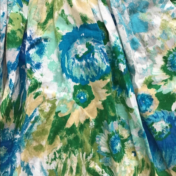 Blue Flower Mini Dress - Picture 2 of 3